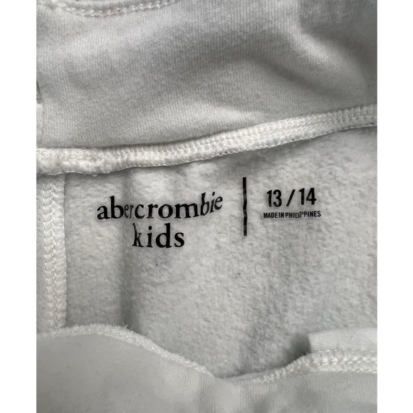 Abercrombie Kids White Paint Splotch Joggers Size 13/14 - Picture 3 of 6